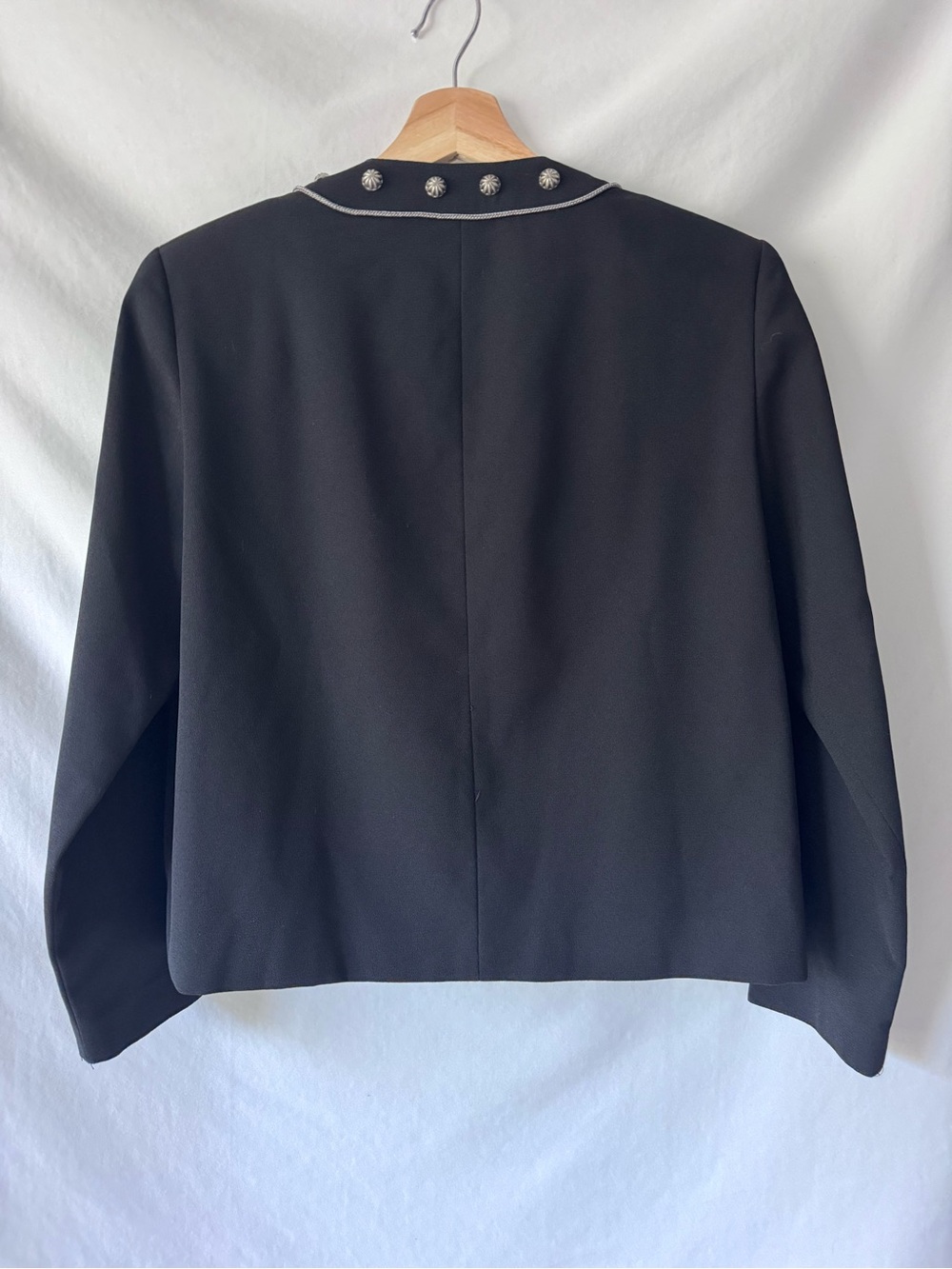 Double D Ranch Yoakum Black Concho Western Jacket Small Made USA - Picture 5 of 10
